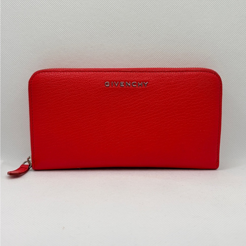 Authentic Givenchy Goatskin Pandora Zip Wallet
